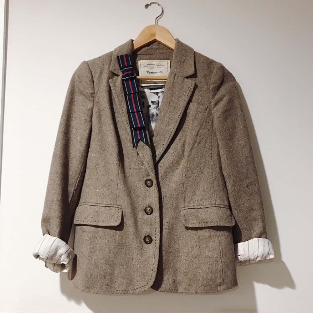 EUC Anthropologie blazer SZ 2
